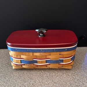 2010 Longaberger American Celebrations Caddy Combo basket